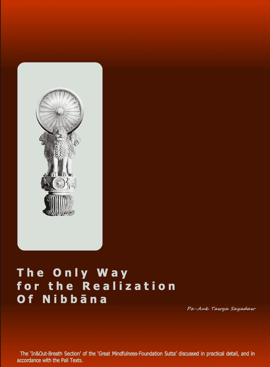 The Only Way for the Realization of Nibbāna