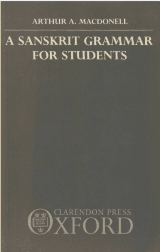 A Sanskrit Grammar for Students