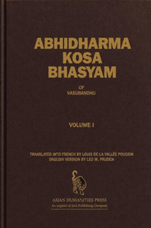 Abhidharmakośabhāṣyam, Volume I