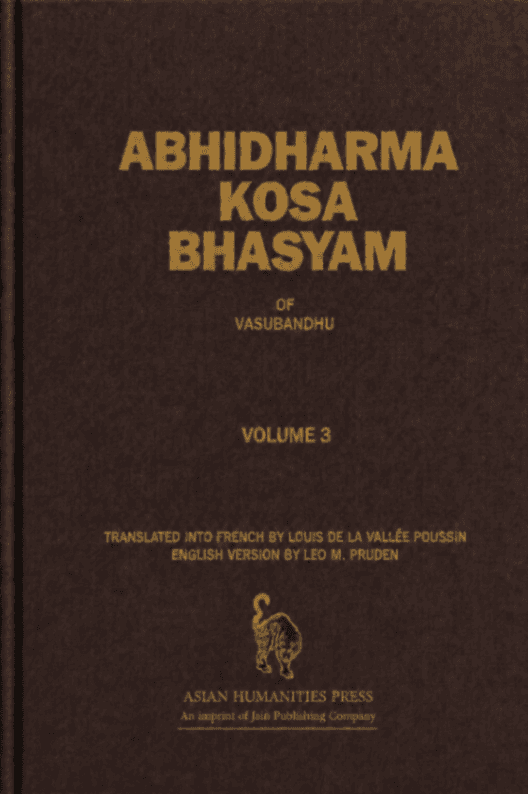 Abhidharmakośabhāṣyam, Volume III