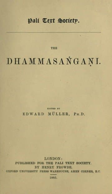 The Dhammasaṅgaṇī