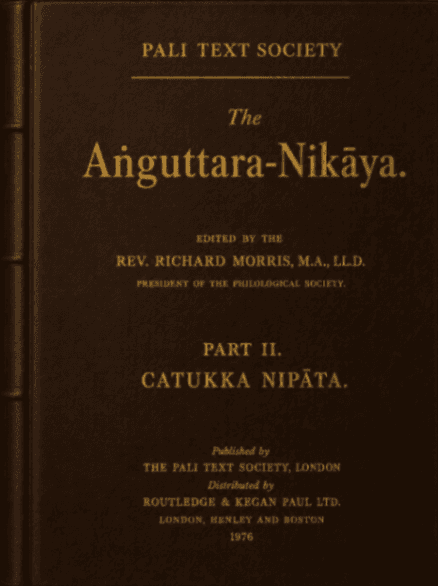The Aṅguttara Nikāya, Part II. (Catukka Nipāta)