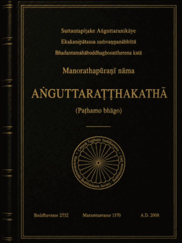 Manorathapūraṇī nāma Aṅguttara-Aṭṭhakathā (Paṭhamo Bhāgo)