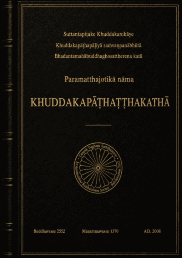 Paramatthajotikā nāma Khuddakapa-Aṭhaṭṭhakathā