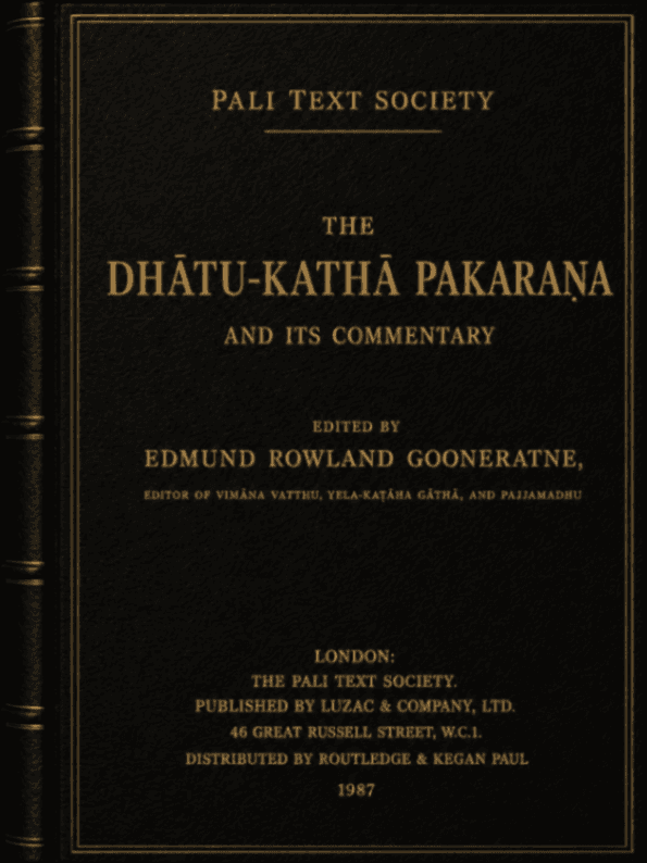 The Dhātu-Kathā Pakaraṇa and Its Commentary