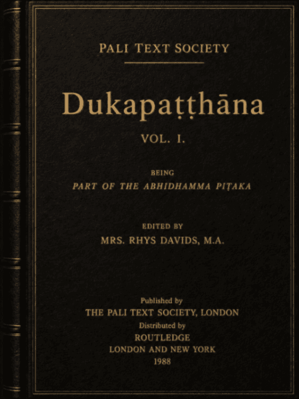 Dukapaṭṭhāna, Vol. I