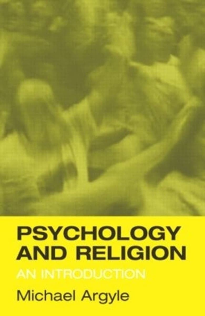 Psychology and Religion: An Introduction