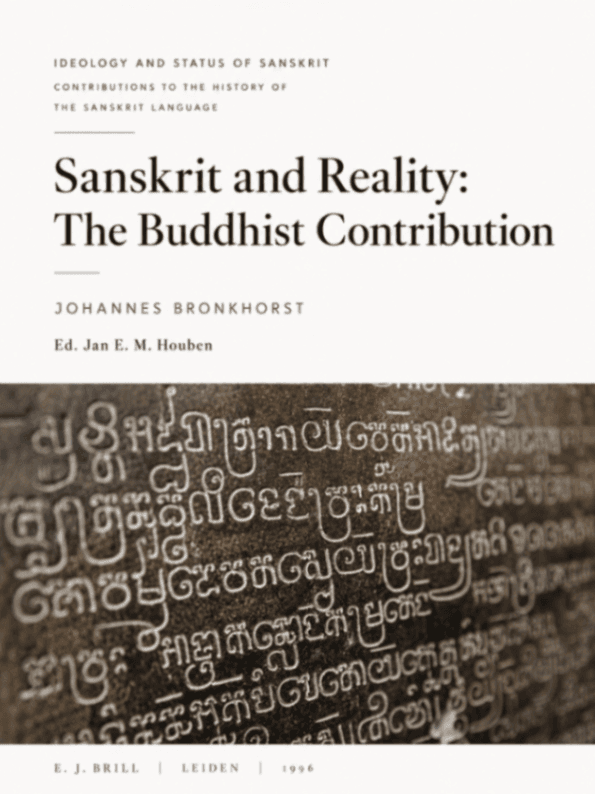 Sanskrit and Reality: The Buddhist Contribution