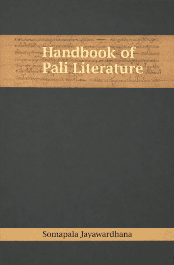 Handbook of Pali Literature