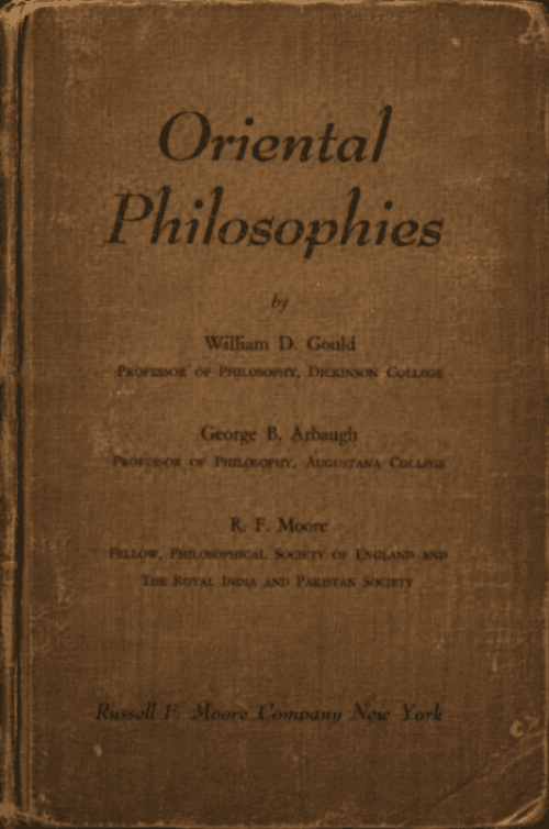 Oriental Philosophies