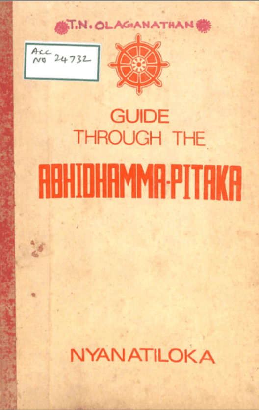 Guide through the Abhidhamma