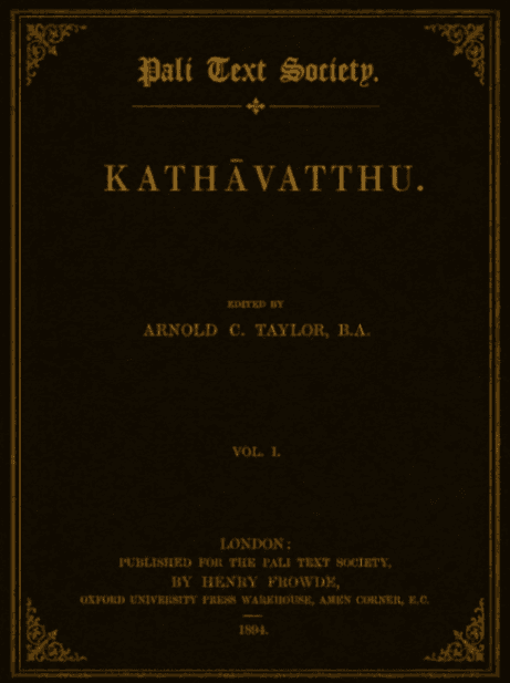 Kathāvatthu
