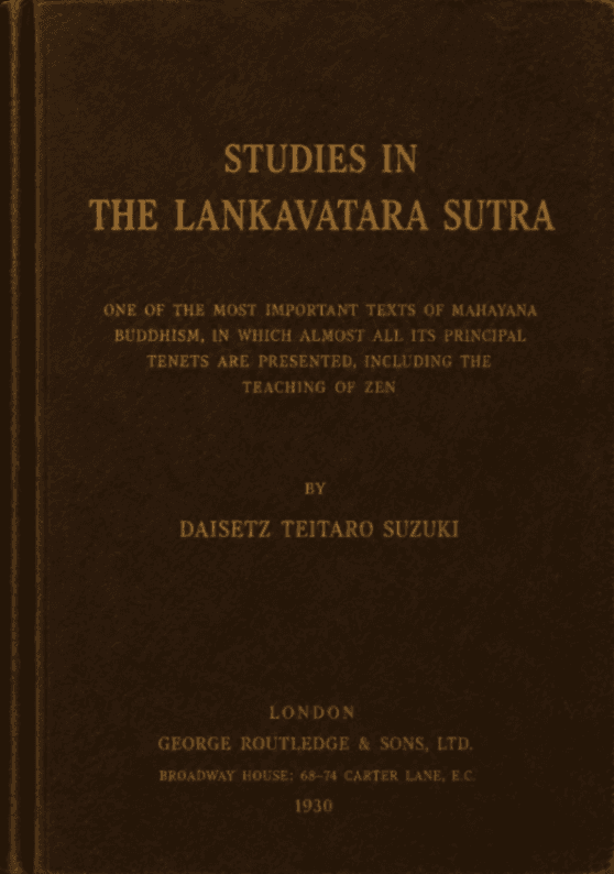 Studies in the Laṅkāvatāra Sūtra