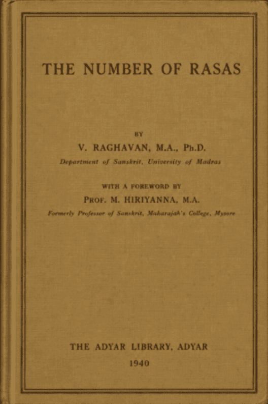 The Number of Rasas