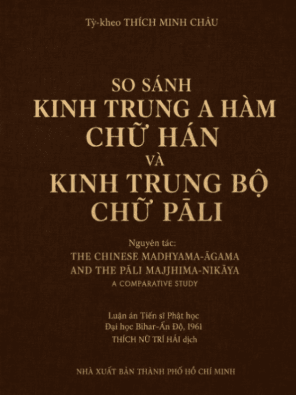 So sánh kinh Trung A-hàm chữ Hán và kinh Trung Bộ chữ Pàli