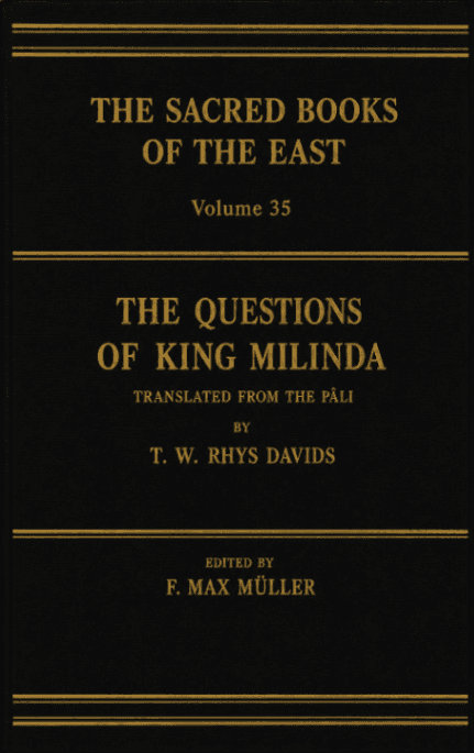 The Questions of King Milinda, Part I