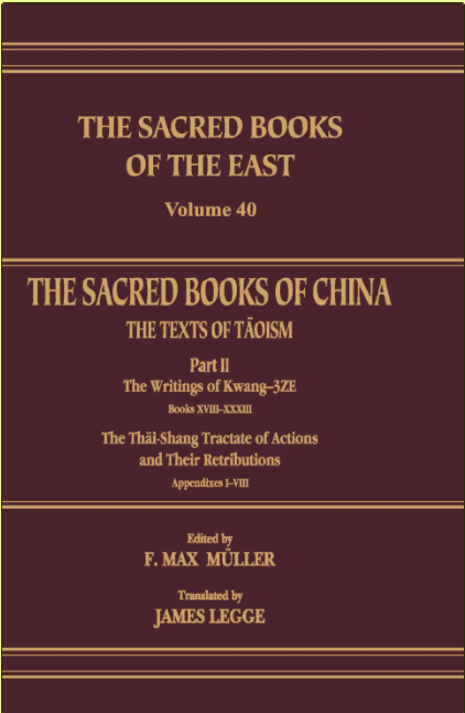 The Sacred Books of China: The Texts of Tâoism, Part II